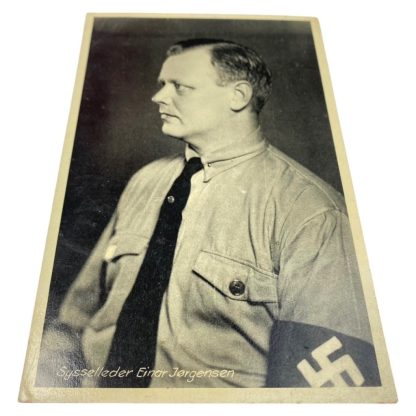 Original WWII DSNAP post card of Sysselleder Einar Jørgensen