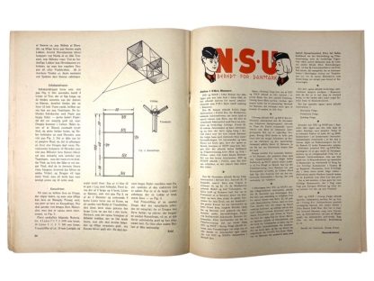 Original WWII Danish NSU 'Stormfanen' magazine - Nr. 2 - February 1944