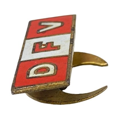Original WWII Danish DFV ‘Dansk Folke-Værn’ Germanic civilian SS-Schalburgkorps enameled pin