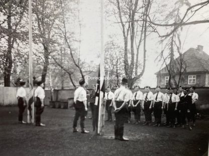 Original WWII Dutch Jeugdstorm photo grouping of their visit to Posen