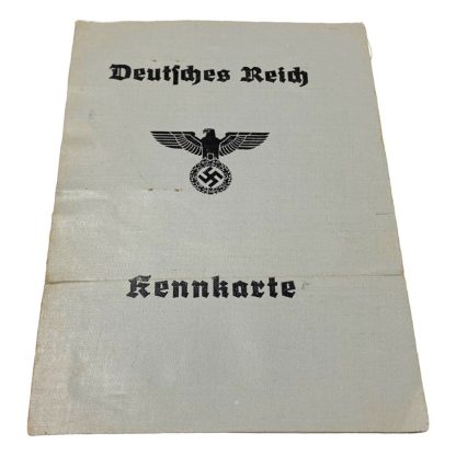 Original WWII German Kennkarte from the town of Prettin