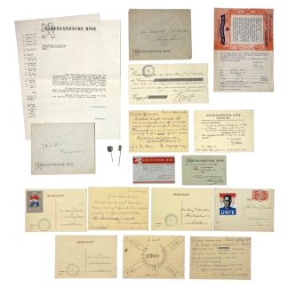 Original WWII Nederlandsche Unie set of a member from Tiel