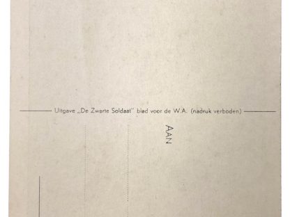 Original WWII Dutch NSB postcard regarding Peter Ton, Hendrik Koot and Hans Pelzer