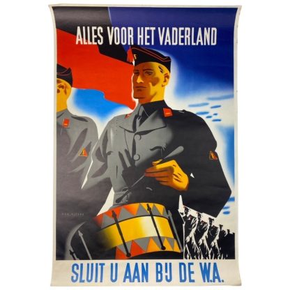 Original WWII Dutch NSB poster