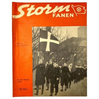 Original WWII Danish NSU 'Stormfanen' magazine - Nr. 10 - October 1943