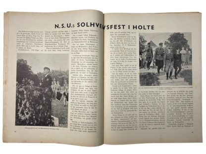 Original WWII Danish NSU 'Stormfanen' magazine - Nr. 7 - July 1944