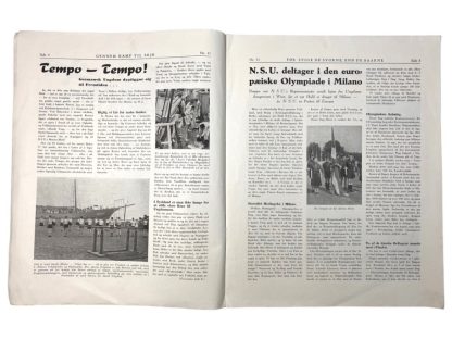 Original WWII Danish NSU 'Stormfanen' magazine - Nr. 11 - November 1942