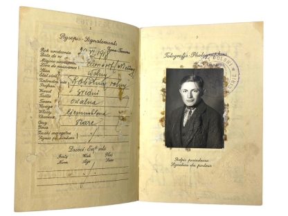 Original WWII Polish passport