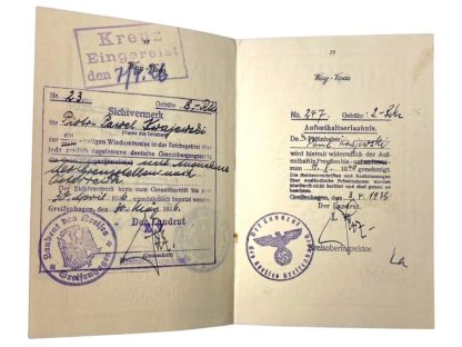 Original WWII Polish passport