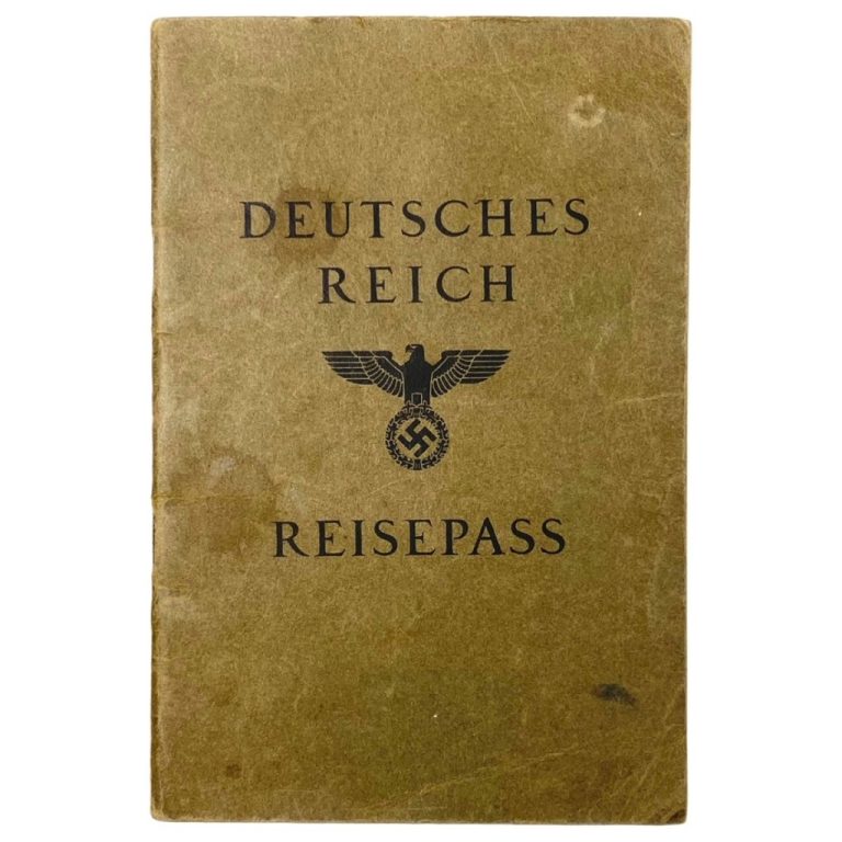 Original WWII German Reisepass from a women in Vienna (Austria ...