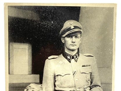 Original WWII Danish Waffen-SS post card of SS-Obersturmbahnführer Christian Frederik von Schalburg