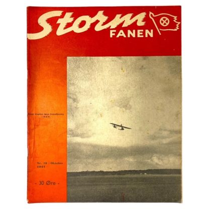 Original WWII Danish NSU 'Stormfanen' magazine - Nr. 10 - October 1944