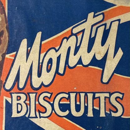 Original WWII British Monty Biscuits carton box