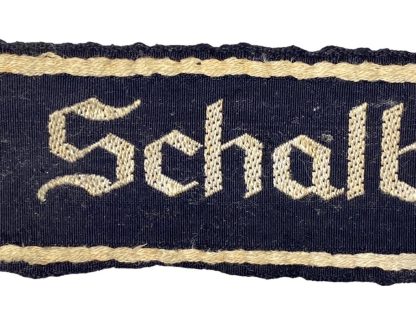 Original WWII Danish SS-Schalburgkorps cuff title