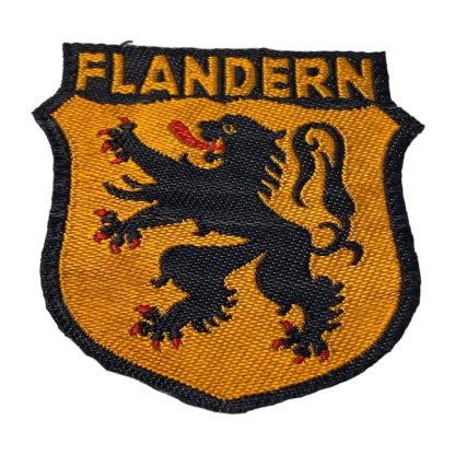 Original WWII Flemish NSKK volunteer shield