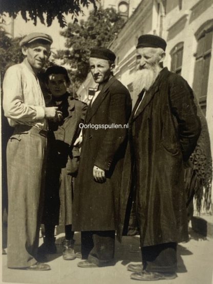 Original WWII German photo of Jews in the Ghetto of Włodawa