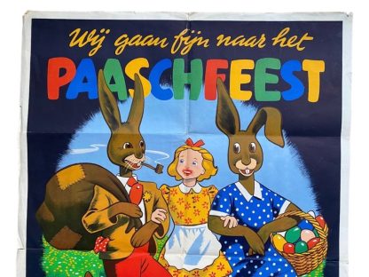 Original WWII Dutch 'Nederlandsche Arbeidsfront' collaboration poster - Paasfeest