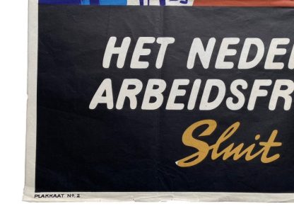 Original WWII Nederlandsche Arbeidsfront poster