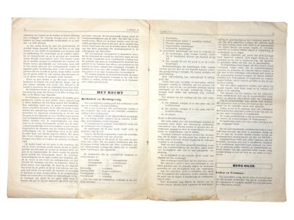 Original WWII Dutch collaboration magazine ONSA (Opleiding Nationaal-Socialistische Ambtenaren)