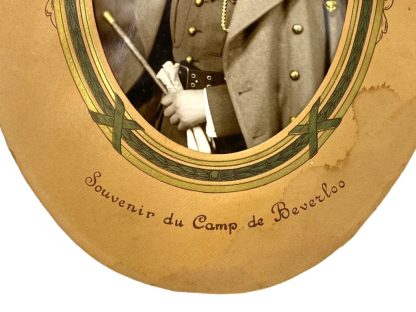 Original Pre 1940 Belgian army portrait photo from Camp Beverlo