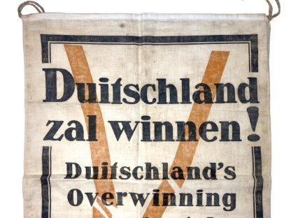 Original WWII Dutch NSB banner - Germany will Win!