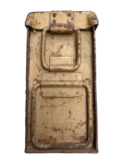 Original WWII German MG34/42 tan yellow ammo box