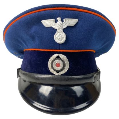 Original WWII German Reichspost visor cap