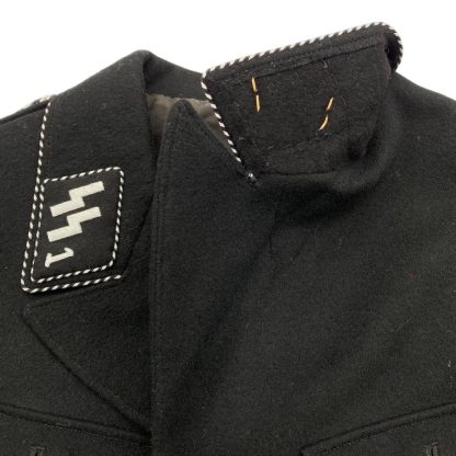 Original WWII German SS-VT M32 'Deutschland' regiment black uniform jacket