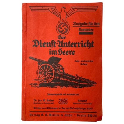 WWII German 'Reibert' manual - Der Dienst-Unterricht im Heere
