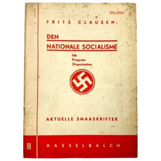 Original Early 1934 DNSAP brochure 'Den Nationale Socialisme'