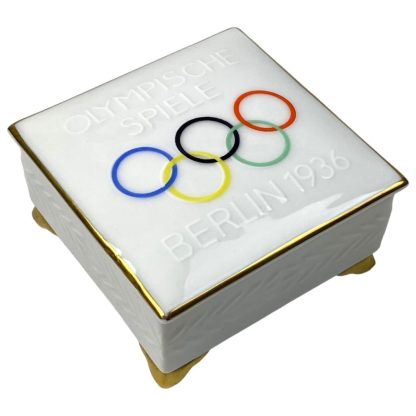 Original WWII German Olympic Games 1936 porcelain box