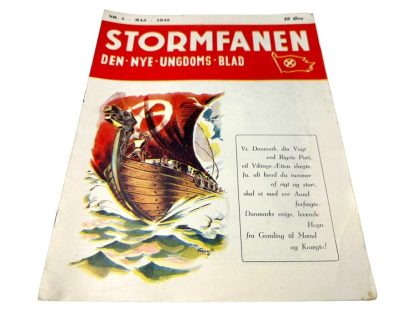 Original WWII Danish NSU 'Stormfanen' magazine - Nr. 5 - May 1942