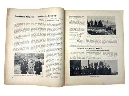 Original WWII Danish NSU 'Stormfanen' magazine - Nr. 6 - June 1944