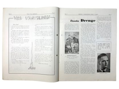 Original WWII Danish NSU 'Stormfanen' magazine - Nr. 7 - July 1942