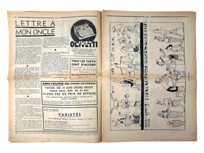 Original WWII Walloon REX collaboration newspaper