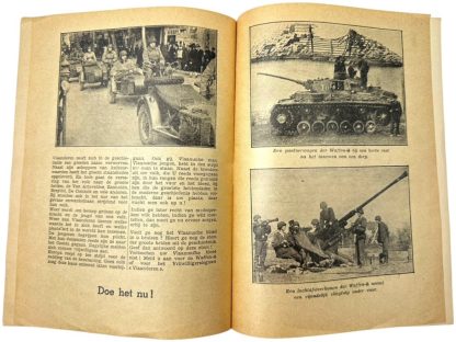 Original WWII Flemish Waffen-SS recruitment booklet