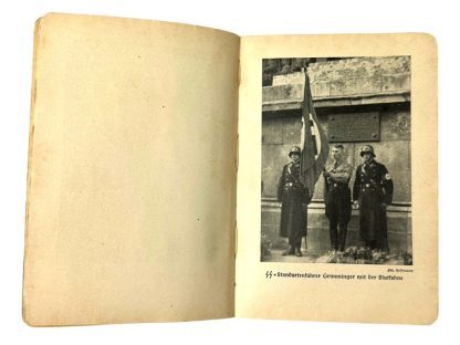 Original WWII German SS song booklet with photo