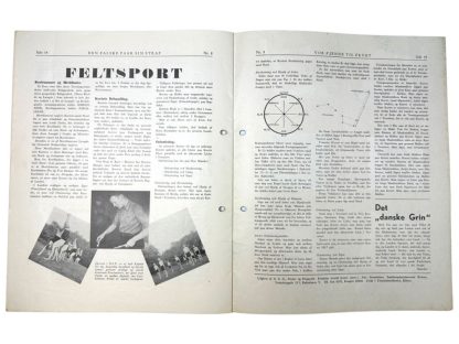 Original WWII Danish NSU 'Stormfanen' magazine - Nr. 8 - August 1942