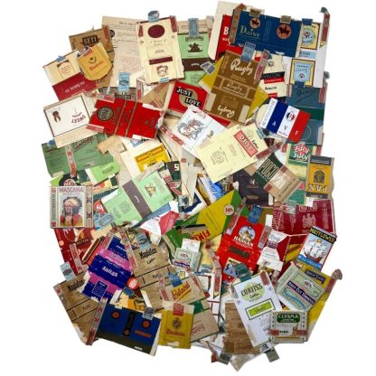 WWII Dutch Large collection of tobacco packaging - Nederlandse grote collectie tabak verpakkingen uit de Tweede Wereldoorlog