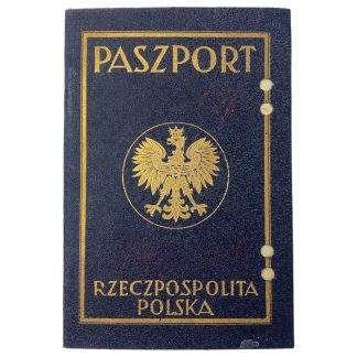 Polski paszport z czasów II wojny światowej - WWII Polish passport