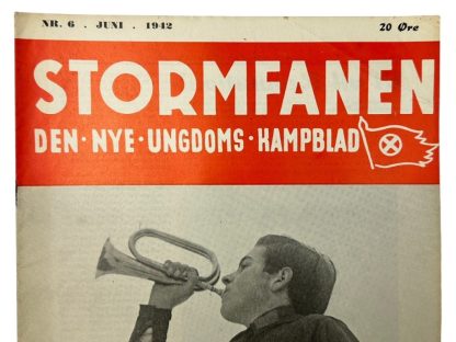 Original WWII Danish NSU 'Stormfanen' magazine - Nr. 6 - June 1942