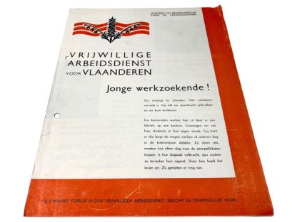 Vrijwillige Arbeidsdienst voor Vlaanderen - V.A.V.V. - Collaboratie organisatie België - Collaboration Belgium - Flemish Arbeidsdienst