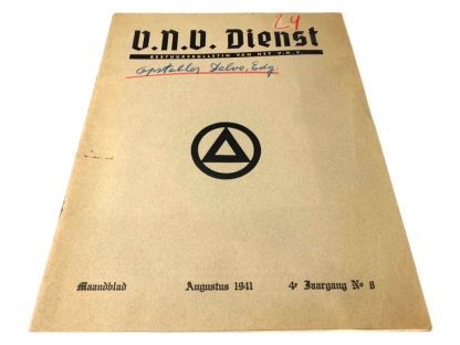 Original WWII Flemish V.N.V. management bulletin