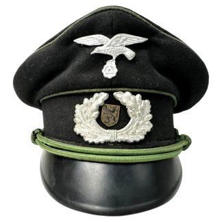 Original WWII Vlaamsche Fabriekswacht collaboration visor cap