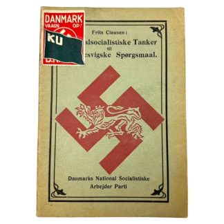 Original Early 1933 DNSAP brochure 'Slesvigske spørgsmål'