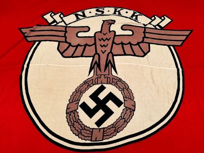 very large German NSKK flag - Militaria - WWII - WW2 - collectibles - drapeau - matériel de guerre boutique militaria - Nationalsozialistisches Kraftfahrkorps fahne