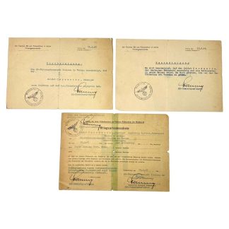 Original WWII German Waffen-SS documents regarding Italian volunteer in Verona
