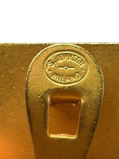 Original WWII Italian-German enameled cooperation pin