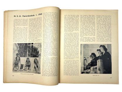 Original WWII Danish NSU 'Stormfanen' magazine - Nr. 9 - September 1943