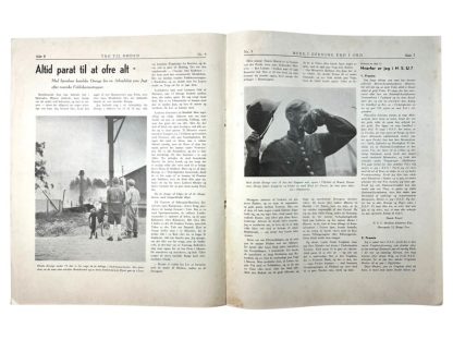 Original WWII Danish NSU 'Stormfanen' magazine - Nr. 9 - October 1941